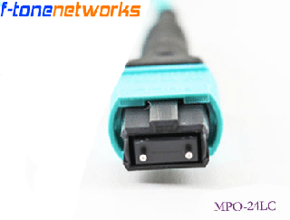 MPO to 12LC, OM4, Fiber Patch Cord